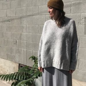Lauren Manoogian rustic wide crewneck sweater